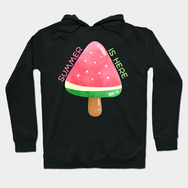 Summer is Here Hoodie by GramophoneCafe